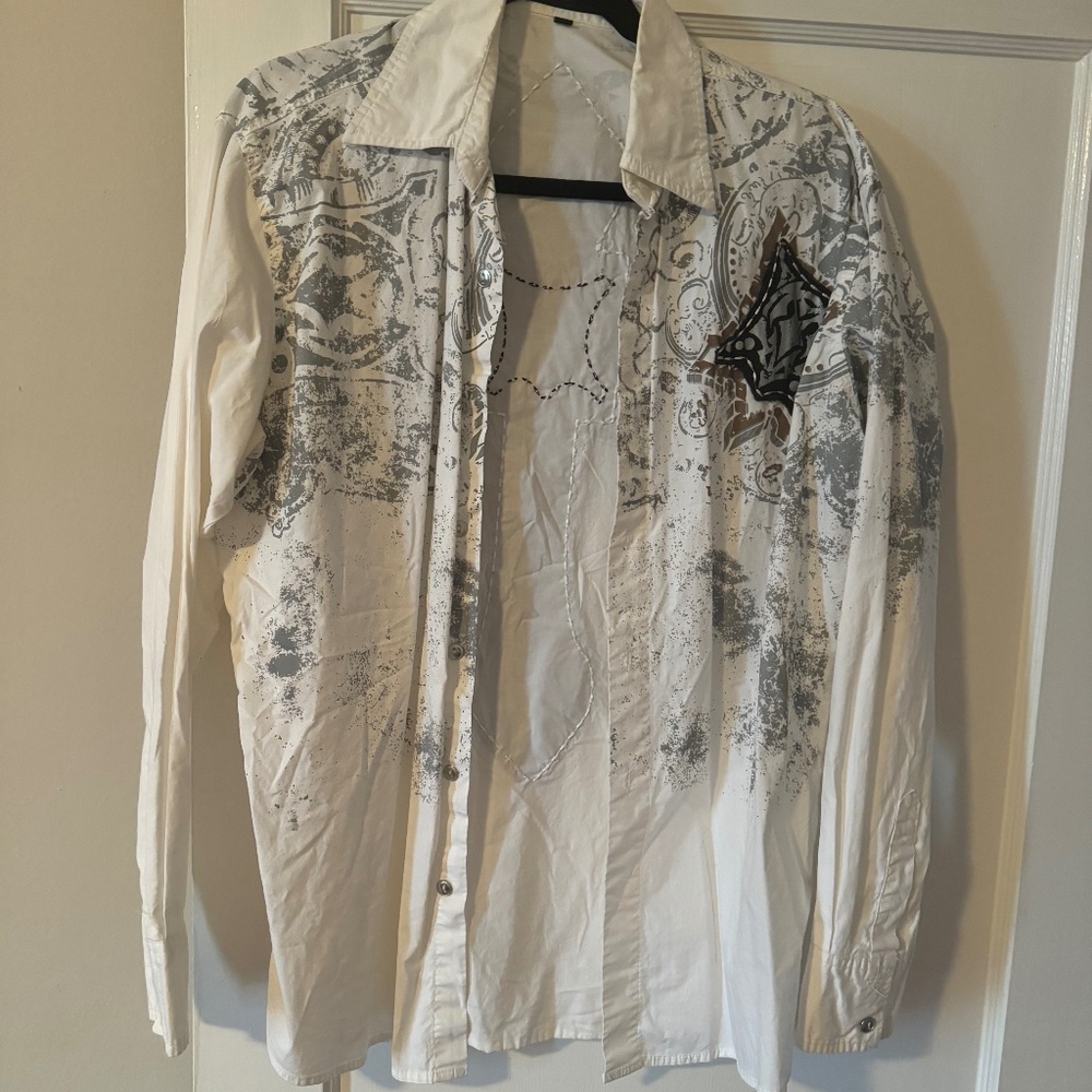 Mens Casual Button Down